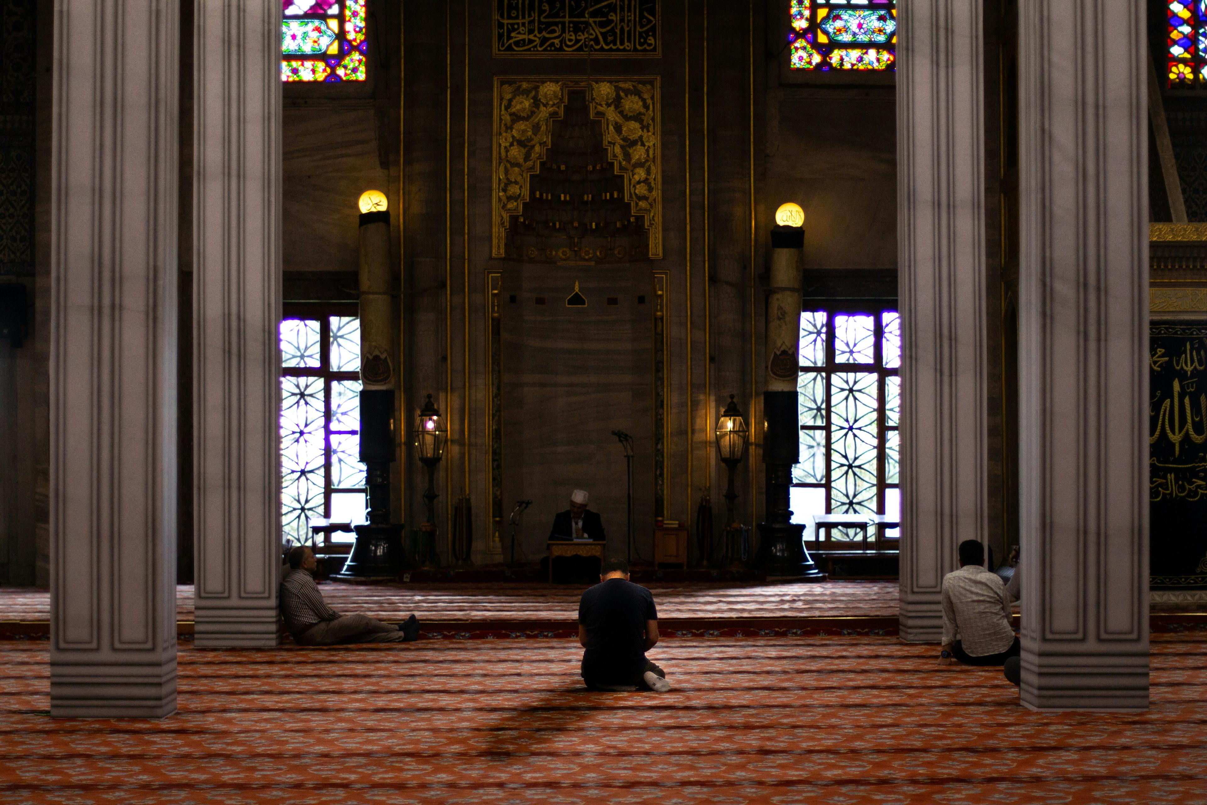 Illustration som introducerar islam